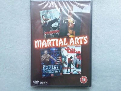 Martial Arts DVD: Kickboxer 3, Lethal Ninja, Expect No Mercy, The Ninja Squad - Image 1 of 2