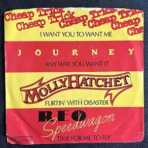 1981 Vinyl Cheap Trick, Journey, Molly Hatchet, REO Speedwagon Rock - Mini Album - Picture 1 of 4