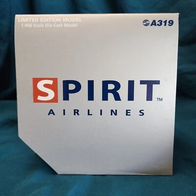 Gemini Jets 1:400 Spirit Airlines Airbus A319 TRON GJNKS500 Limited Edition - Image 1 of 4