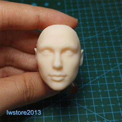 Cabeza esculpida de niña Wonder Woman tallada para figura de acción femenina de 12" juguetes corporales Foto 1 de 4