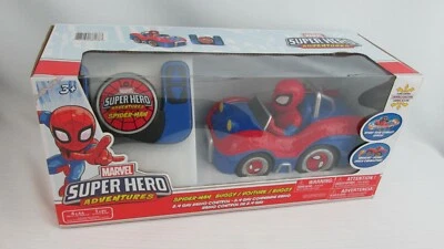 NEW Marvel Spiderman Remote Control Buggy Super Hero Adventures 6 Way Control 3+ - Image 1 of 4