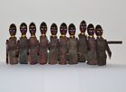 Lot de 10 pièces diorama marionnette vintage enfants contes folkloriques en bois enfants, Népal, D11