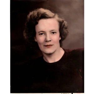 1947 Foto identifiziert Frau Robert Misner West Terre Haute Indiana Portrait - Bild 1 von 2