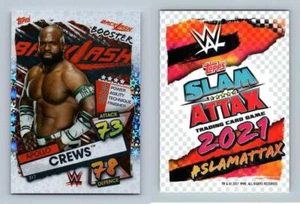 Apollo Crews #317 WWE Slam Attax 2021 Topps Backlash Booster TCG Card - Picture 1 of 1