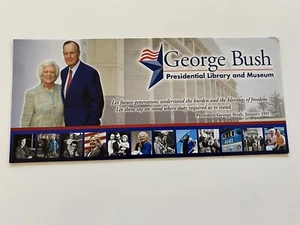 George Bush Presidential Library Museum Broschüre Texas - Bild 1 von 2