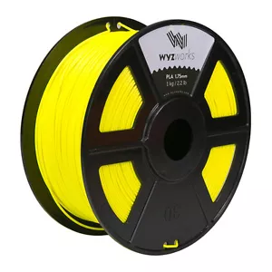 WYZwork 3D Drucker Premium PLA Filament 1,75mm 1kg/2,2lb - fluoreszierend gelb - Bild 1 von 1