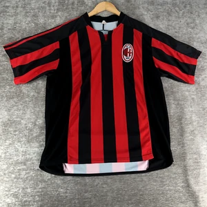 Vintage ACM AC Milan Birotte Soccer Jersey Red Black Pullover Size 3XL Capsrok - Picture 1 of 6