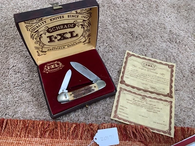 Schrade Wostenholm Sheffield England knife Gunboat Canoe  (lot#20171) - Image 1 of 4