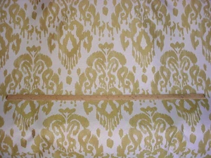 12Y Kravet 32651 Turkish Traditional Ikat Ecru Citron Drapery Upholstery Fabric - Picture 1 of 3