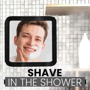MIRRORVANA Fogless Shower Shave Mirror Upgraded Suction Anti Fog FREESHIP - Picture 1 of 4