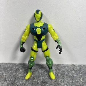 Vintage 1995 Marvel Iron Man Actionfigur 5" Jointed Neon Green Suit von Toy Biz - Bild 1 von 10