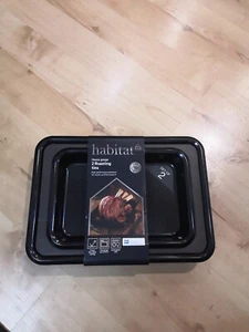 Habitat Heavy Gauge 2er Set Bräter antihaftbeschichtet 29cm & 36cm - Bild 1 von 7