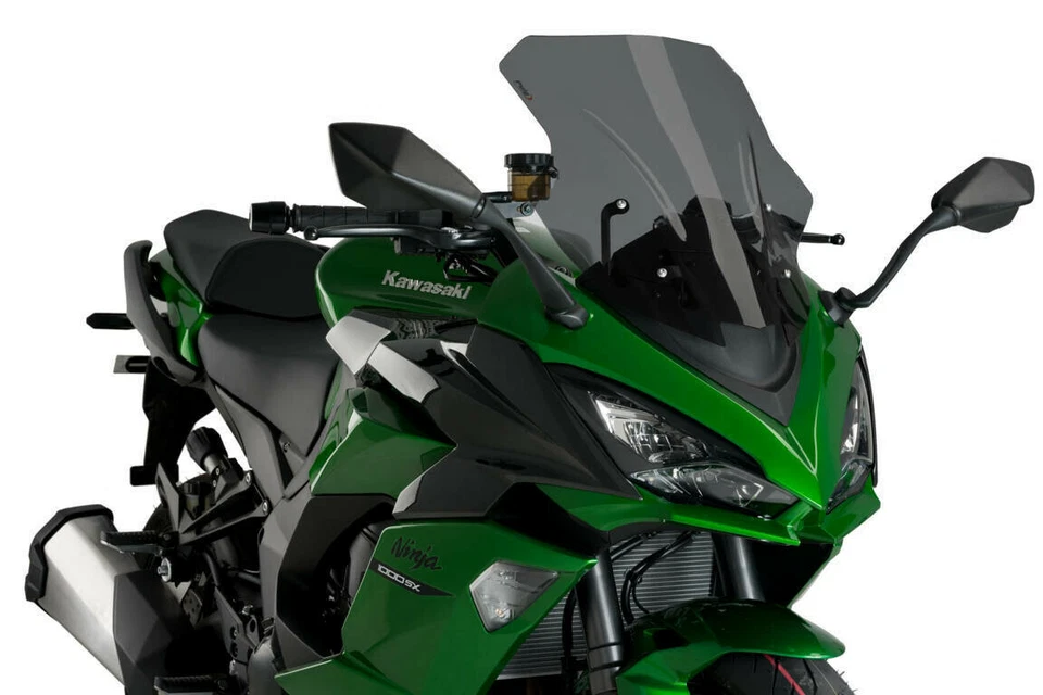 Tela de parede PUIG Racing Dark Smoke 20471F para 2020-2021 Kawasaki Ninja 1000SX - Imagem 1 de 1