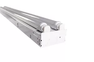 1-3/Pack 4ft commericial LED Shop Light Fixture w/ 2x 4ft 24W T8LED Tube G13 - Picture 1 of 7
