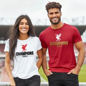 Champions 2025 T Shirt Husband Dad Brother Football Pub Fan Parade Gift Top - Picture 1 of 3