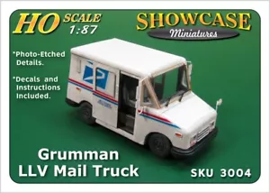 HO Scale Grumman LLV Kit consegna camion di Showcase Miniatures (3004) - Foto 1 di 7