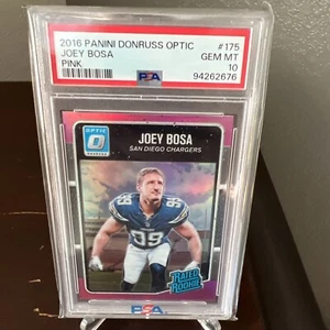 2016 Donruss Optic Joey Bosa Rated Rookie Pink #175 - San Diego Chargers PSA 10 - Picture 1 of 3