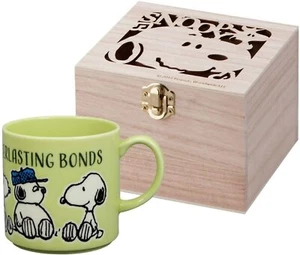 PEANUTS SNOOPY Becher Tasse BOND grün 350ml SN455-11H Yamaka aus Japan - Bild 1 von 2