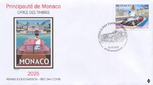 Monaco 2025 First Day Cover 10th ANNIVERSARY OF THE MONACO E-PRIX  MNH - Picture 1 of 1