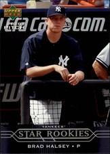2005 Upper Deck First Pitch New York Yankees Baseball Card #241 Brad Halsey SR