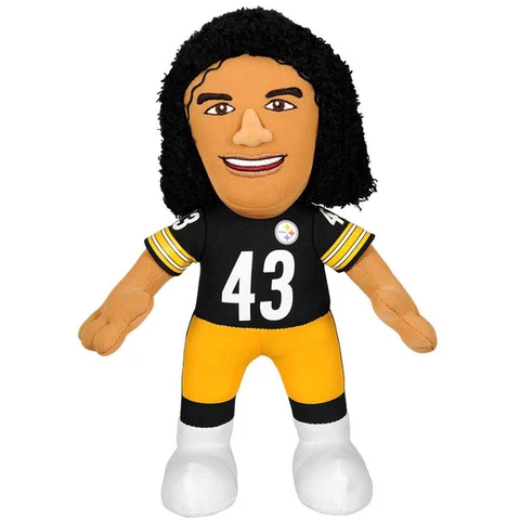 Bleacher Creatures Pittsburgh Steelers Troy Polamalu 10" Plush Figure Cover