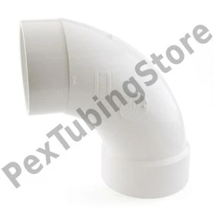 4" PVC DWV 90° Long Turn Street Winkel - Bild 1 von 1
