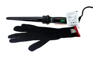 HSI Professional Groover Tapered 1 Inch Ceramic Curling Wan With Digital LCD - Picture 1 of 6