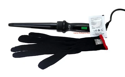 HSI Professional Groover Tapered 1 Inch Ceramic Curling Wan With Digital LCD - Image 1 of 4