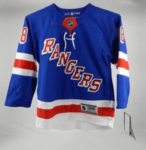 Camiseta deportiva juvenil New York Rangers Patrick Kane #88 Outerstuff Premier azul S/M 1 - Imagen 1 de 8