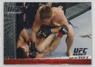 2009 Topps UFC Round 1 CB Dollaway vs Amir Sadollah #88 Rookie RC - Image 1 of 2