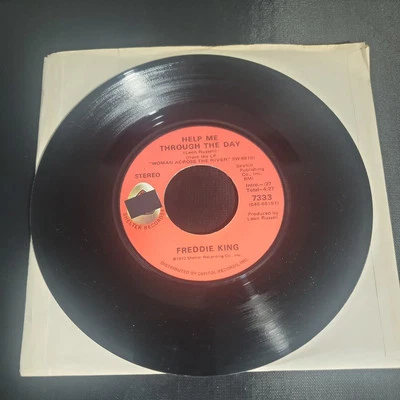 FREDDIE KING: woman across the river / help me through the day SHELTER 7" Single - Image 1 of 2