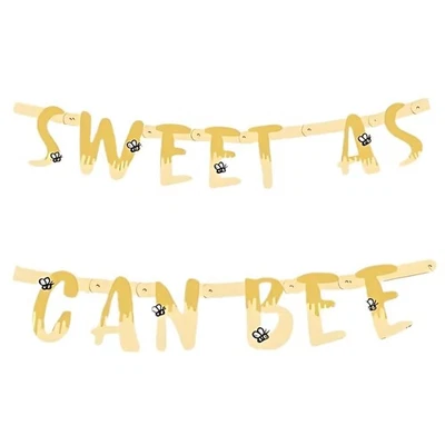 Winnie The Pooh Jointed Banner Multi Colored Birthday Baby Shower Decoration - Image 1 of 4