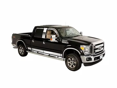 Putco Rocker panels For GMC Sierra 1500 08-14 5'8 New Body 12 Piece Kit 6 High Foto 1 de 4