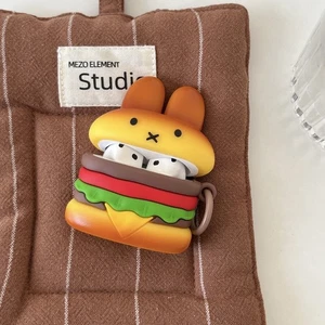 AirPods Case Silicone Protective Hamburger Cartoon Case For AirPod 1/2/3/4 Pro - Picture 1 of 6