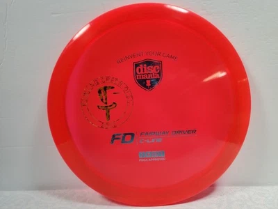 Disco de golf DiscMania C-Line FD rojo conductor de calle 174 gramos Foto 1 de 4