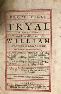 Religion / Proceedings and Tryal in the Case of the Most Reverend Father God 1st - Picture 1 of 2