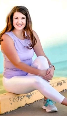 Zyia Active | Size 14-16 | White Unicorn Luxe Iridescent 7/8 Leggings 24" Inseam - Image 1 of 4