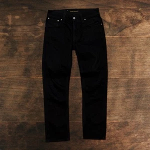 Nudie Jeans Grim Tim Black Jeans W29 L26 Womens Casual Stretch Organic Cotton - Picture 1 of 6