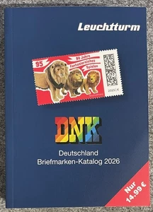 Neu Leuchtturm Briefmarken-Katalog DNK Deutschland seit 1849 Neuausgabe 2026 - Bild 1 von 2