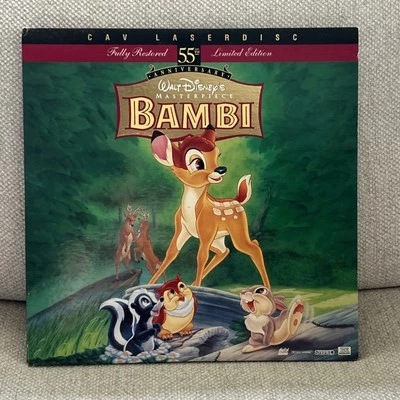 Walt Disney's 1942 BAMBI 55th Anniversary Limited Edition CAV Laserdisc - Image 1 of 4