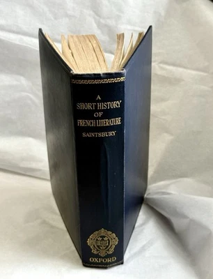A Short History Of French Literature Saintsbury 1928 Impression of 1918 7th Ed - Image 1 of 4