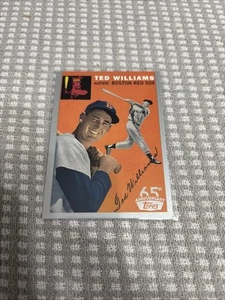 2016 Topps 65th Anniversary #1 Ted Williams Signature Reprint Boston Red Sox - Picture 1 of 2