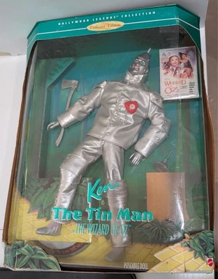 芭比 Ken As The Tin Man 绿野仙踪固定娃娃 好莱坞传奇 1995 — 第 1/4 张图片
