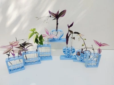 Blue Plant Propagation Stations + Tubes for Rooting Cuttings in different sizes - Image 1 of 4