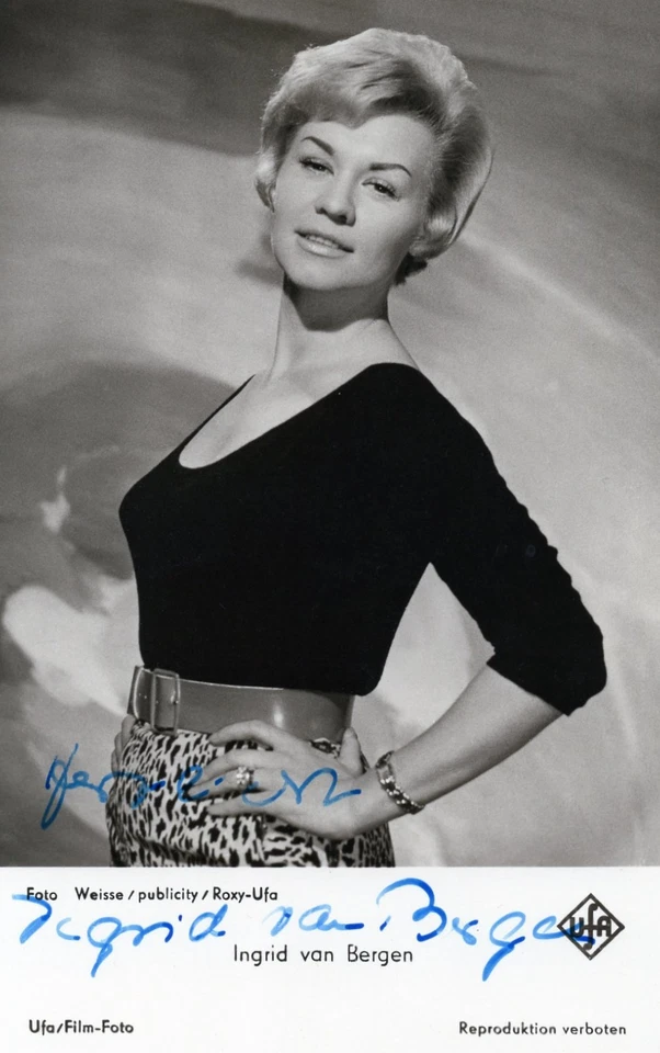 Ingrid van Bergen+ - original signierte UFA Karte FK 3361 - Bild 1 von 1