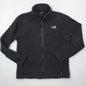 Giacca pile North Face uomo media nera Polartec full zip escursionismo outdoor campeggio - Foto 1 di 13