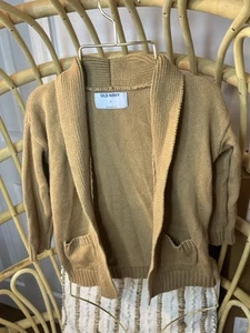 Old Navy Girls Sweater Cardigan Size 4T Brown - Picture 1 of 8