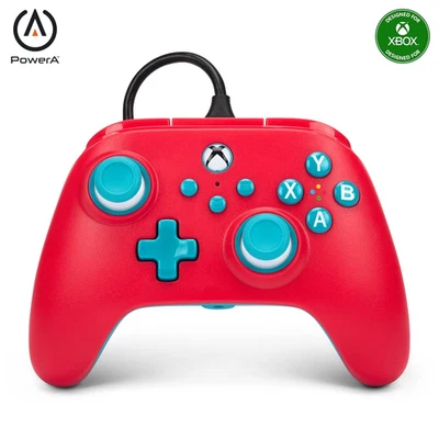 Powera Nano Enhanced Wired Controller for Xbox Series X|S - Red Sky, Portable, C - Image 1 of 4