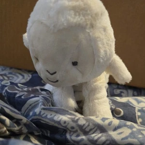 Carters Child Of Mine Lamb Plush Baby Toy Rattle Crinkle Lovey Stuffed Animal - Picture 1 of 9