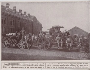 1919  --  LA MARIE NOIRE   CANON DE SIEGE AUTRICHIEN   3E127 - Picture 1 of 1